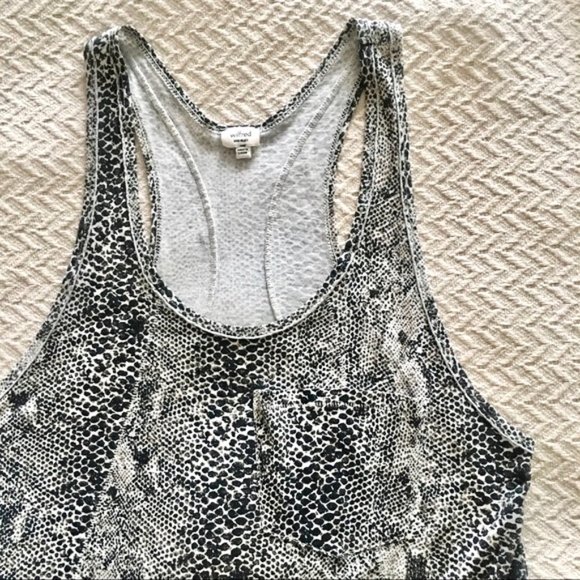 Wilfred snake print racerback tank top, XXS - Picture 2 of 8
